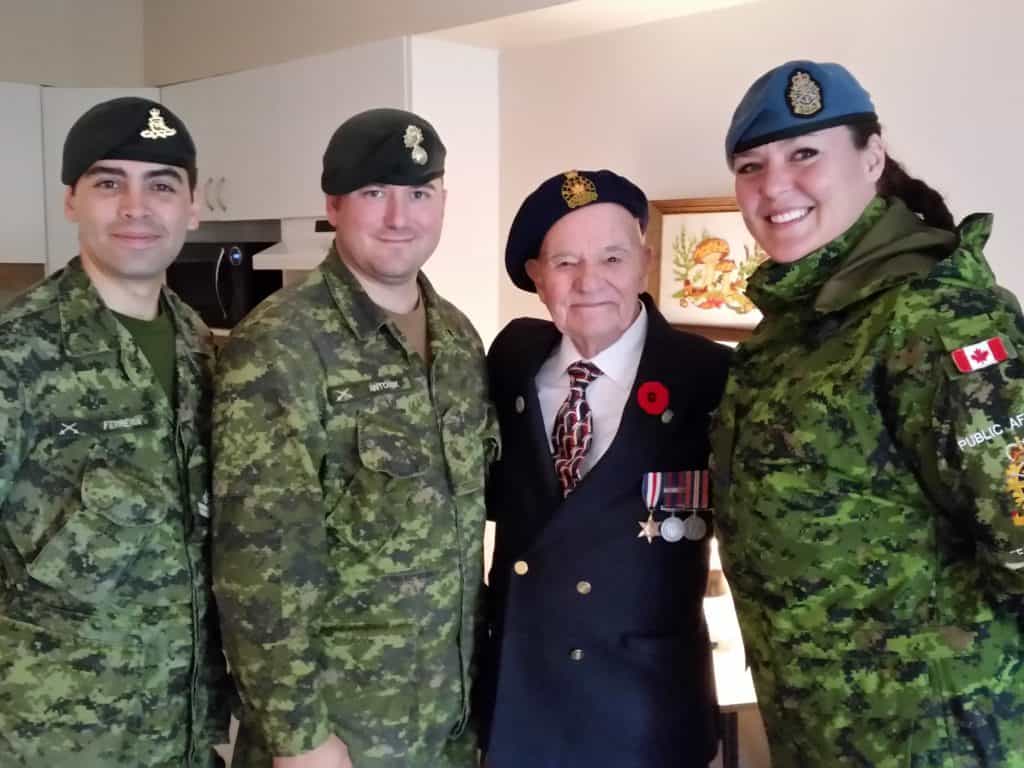 Peter Leclerc a été aux premières loges lors du débarquement