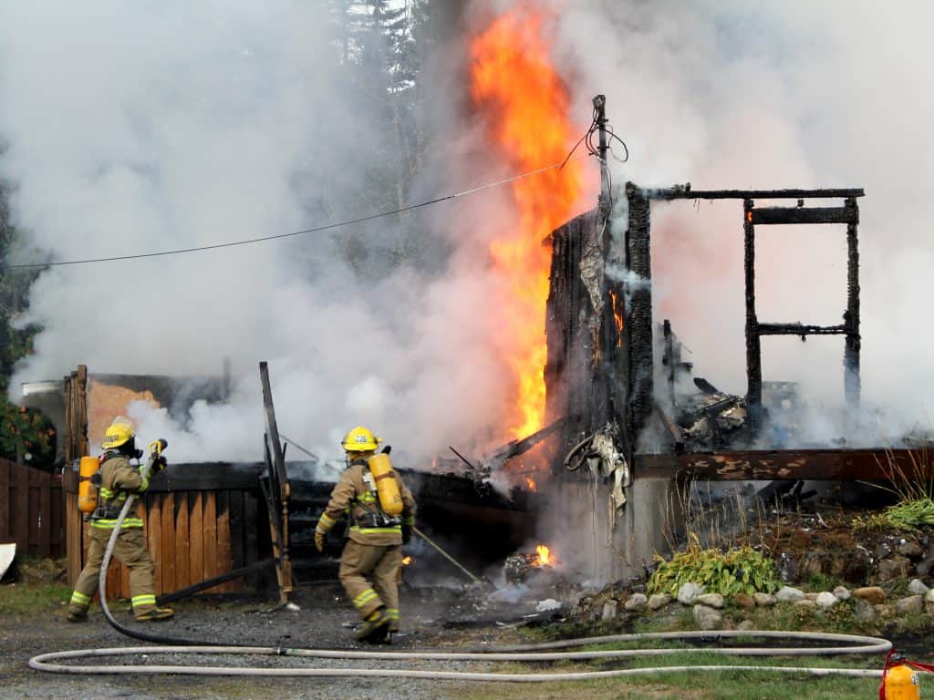 Violent incendie à Sainte-Lucie