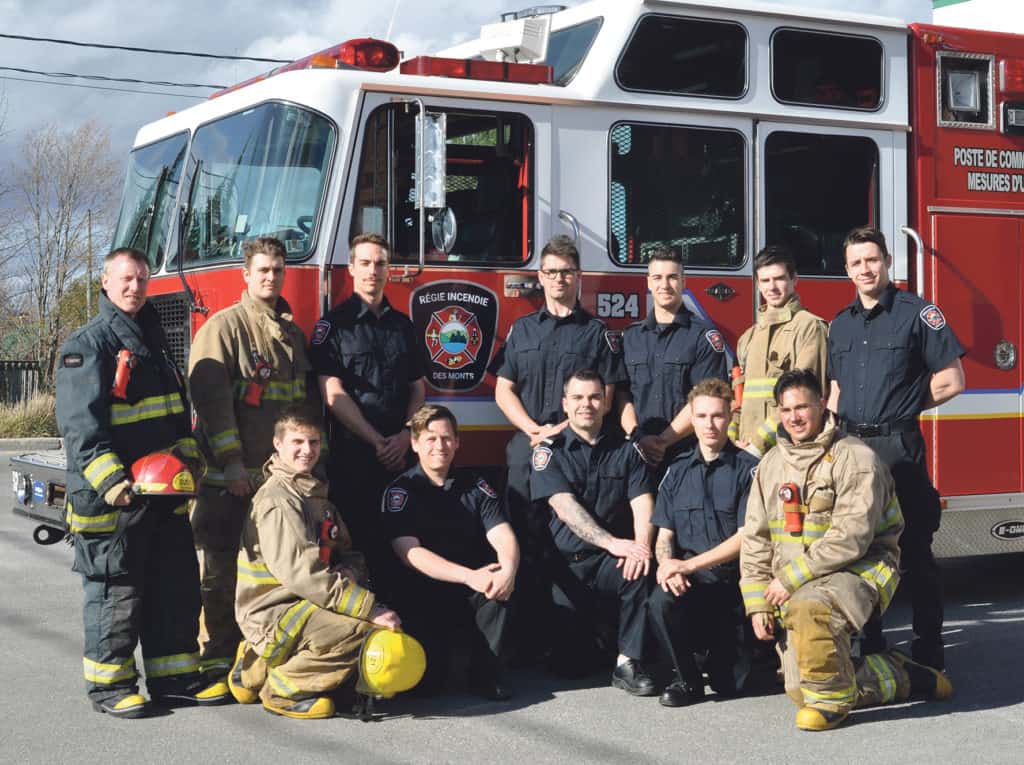 Une vingtaine de pompiers au Défi Gratte-Ciel