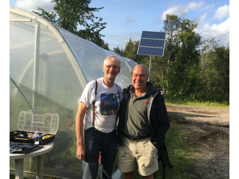 Minicentrale solaire en opération à Val-Morin