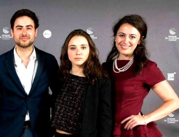 Sur la photo, le réalisateur François Jaros accompagné des comédiennes Karelle Tremblay et Catherine Hughes. - Photo gracieuseté