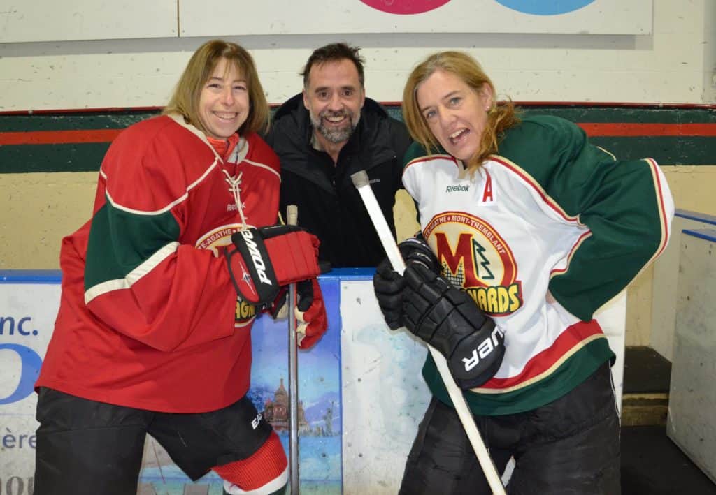 Les mamans aiguisent leurs patins