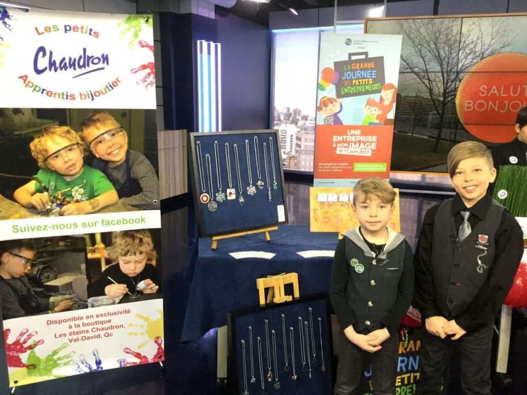 Les petits Chaudron invités à l’émission Salut Bonjour