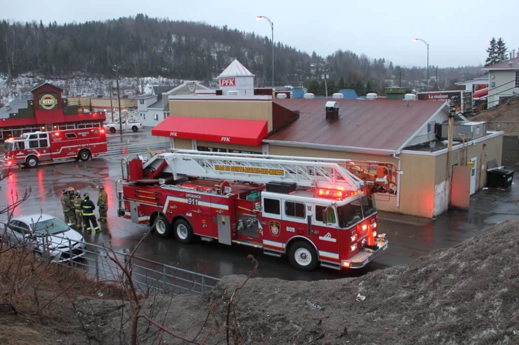 Incendie rapidement maîtrisé au PFK