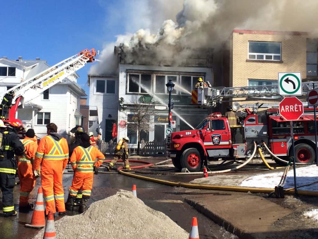 Les pompiers en ont plein les bras