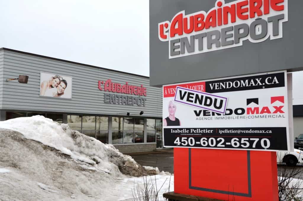 L’Aubainerie Entrepôt quittera Sainte-Agathe