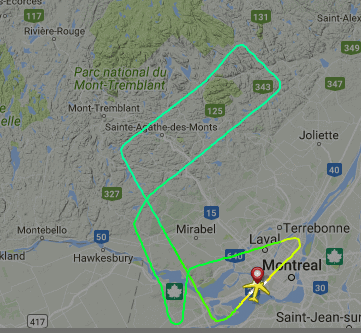 Un avion atterrit d’urgence après avoir survolé Sainte-Agathe