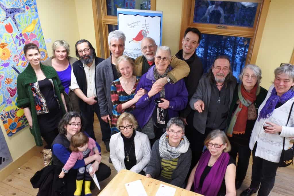 Quelques-uns des généreux artistes donateurs à l'encan tenu à