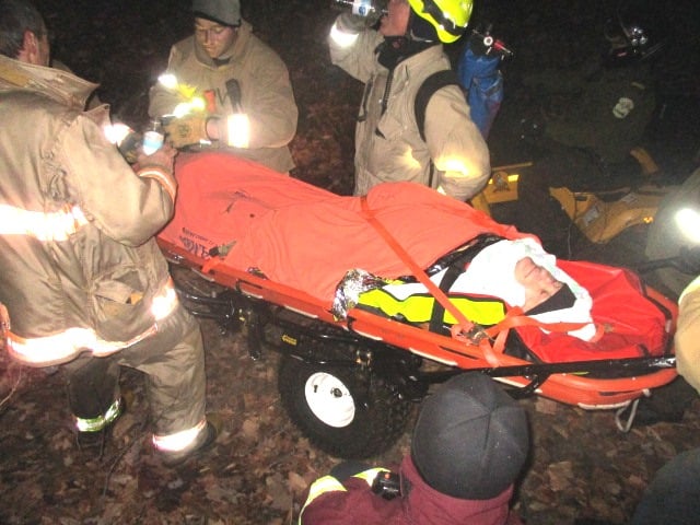 Un homme secouru en forêt après un grave accident