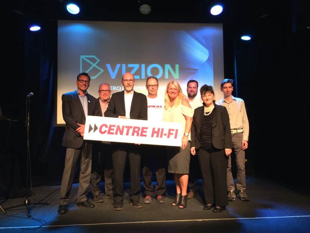 Le Centre Hi-Fi et BVizion accueillent les membres de la Chambre