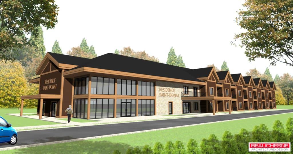 Un nouveau projet de HLM pour personnes âgées verra le jour, en 2017, à Saint-Donat. - Photo gracieuseté