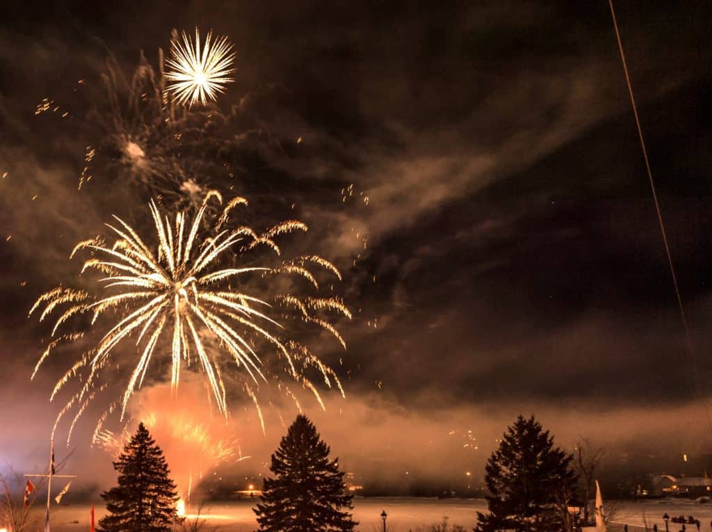 Bonheurs d’hiver: soirée festive et feu d’artifice pour accueillir 2018