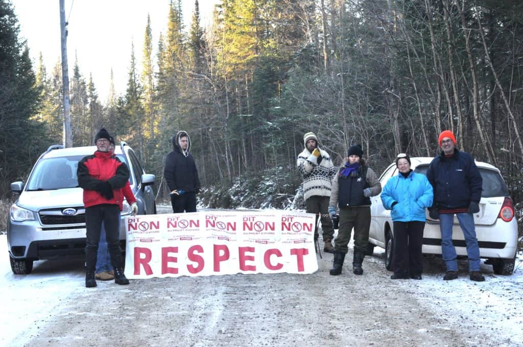 Des manifestants bloquent l’accès à des travailleurs d’Hydro-Québec