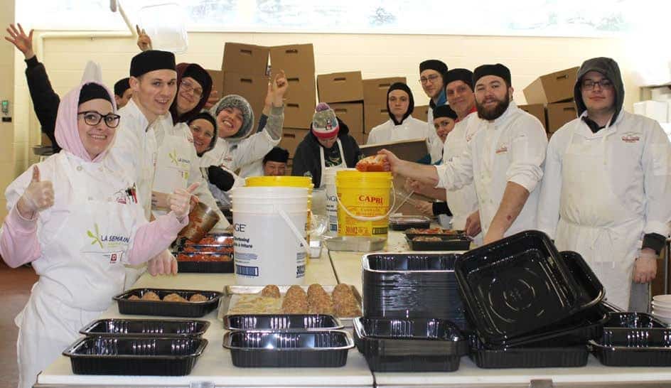 L’École hôtelière des Laurentides met la main à la pâte