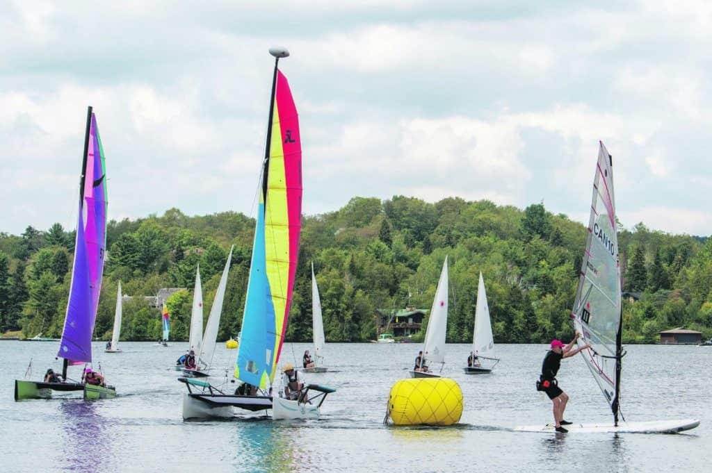 Les régates sont de retour sur le lac des Sables