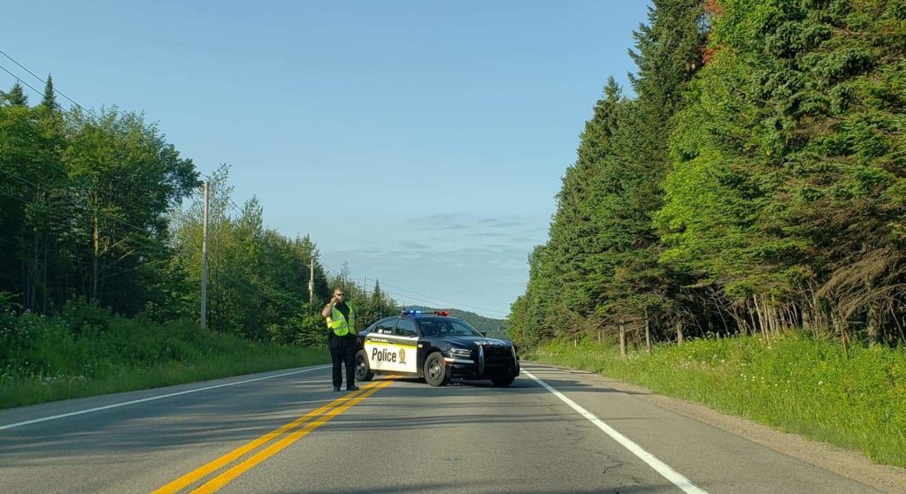 La 329 fermée en raison d’un accident