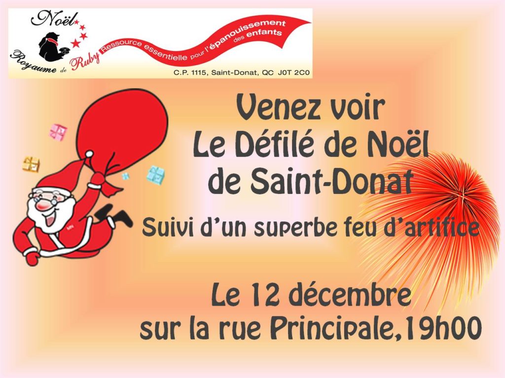 Saint-Donat prépare son grand défilé du père Noël