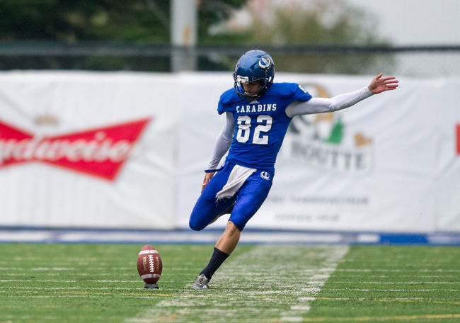 Félix Ménard-Brière en finale de la Coupe Vanier