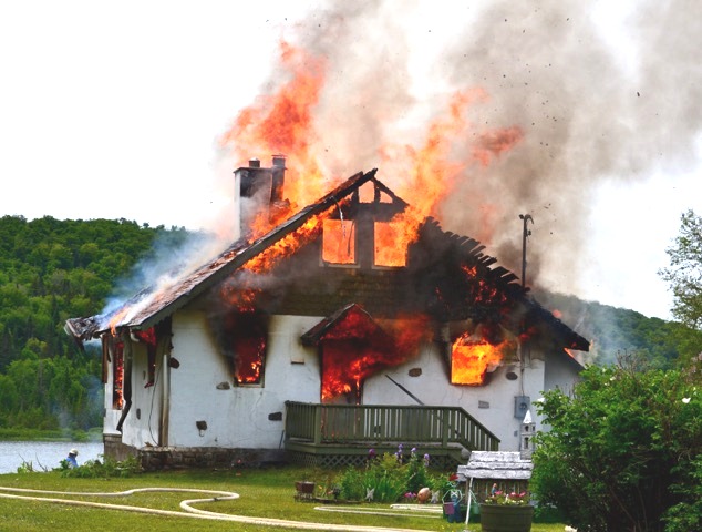 Les pompiers à l’entraînement!