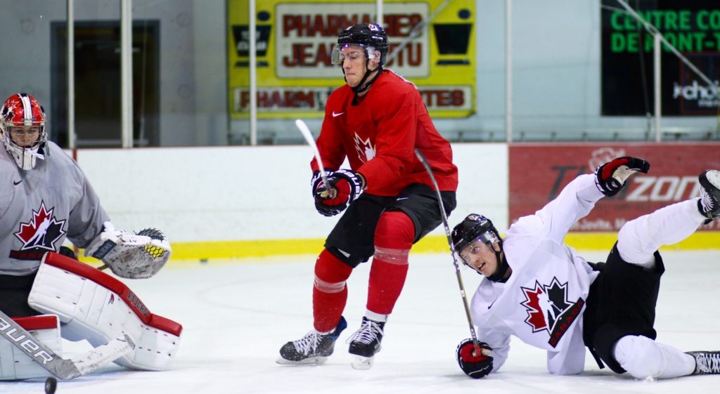 Un natif de Sainte-Agathe avec Équipe Canada junior