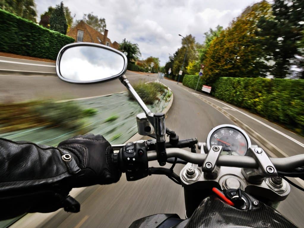 Un conducteur de moto arrêté à Sainte-Agathe-des-Monts