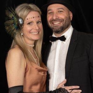 Marie-Ève d’Amours de La deMOIs'aile a gagné dans la catégorie « Travailleur autonome ». Elle était accompagnée de son amoureux Mathieu Roy lors du Gala. (Photo André Chevrier)
