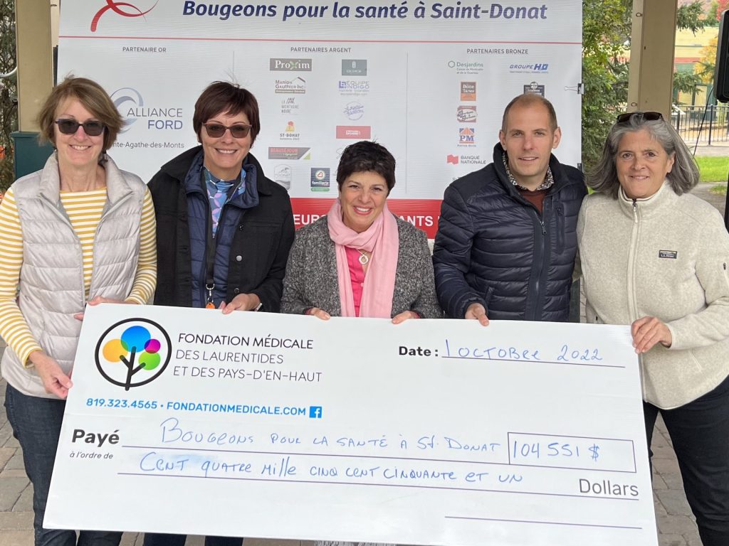 Un montant record amassé grâce à la générosité des Donatiens