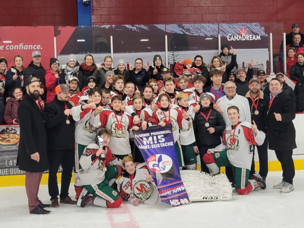 Une année de rêve pour de jeunes hockeyeurs de la région