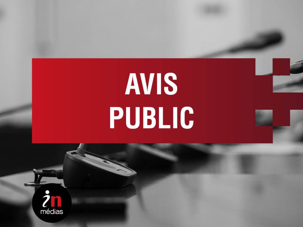 AVIS PUBLIC