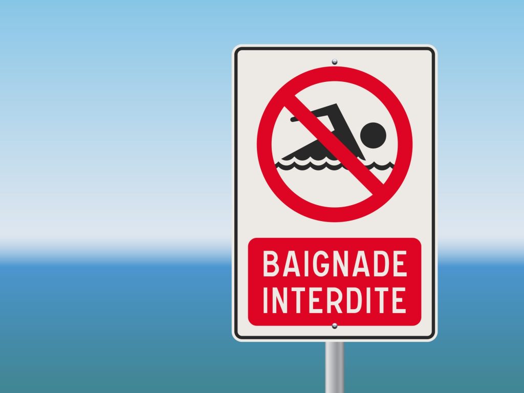 La plage Tessier à Sainte-Agathe est interdite d’accès